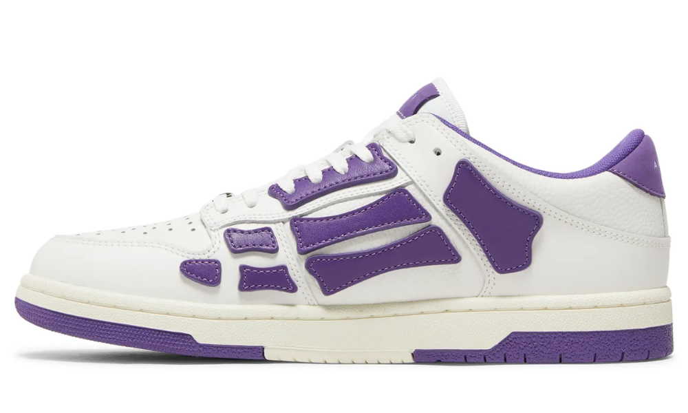 Amiri Skel Top Low 'White Purple'