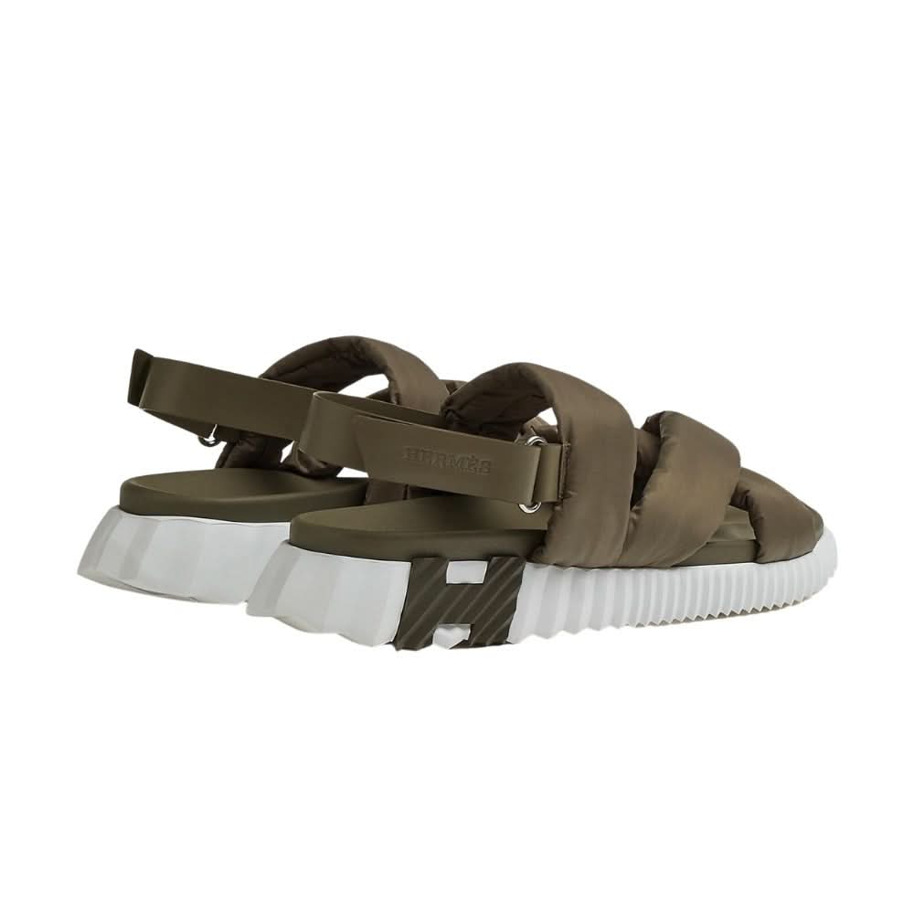 Hermes Electric sandal "Tundra Green" - kickpit