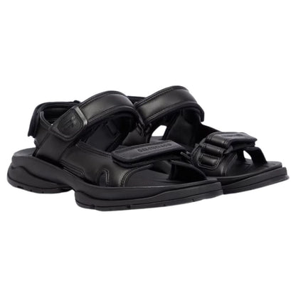 Balenciaga Tourist Sandal 'All Black' - kickpit
