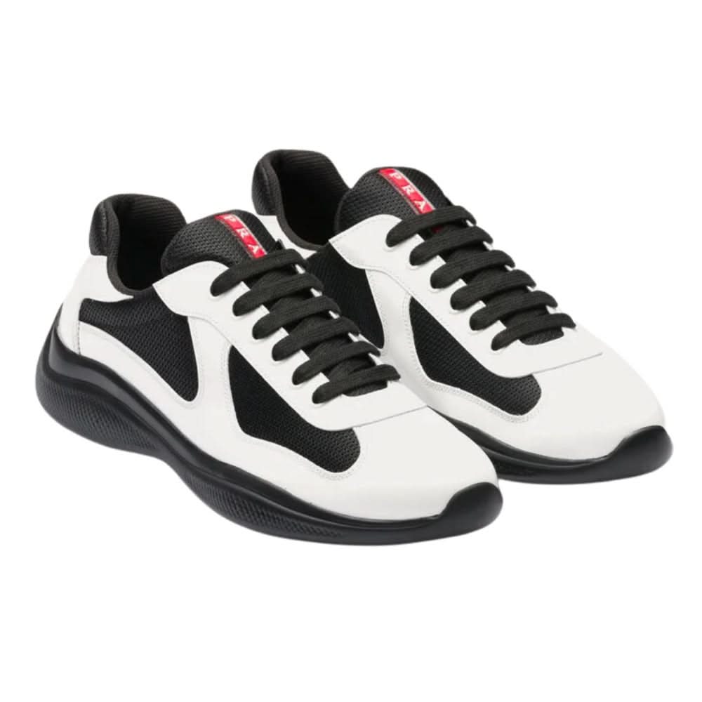 Prada  America's Cup Patent Leather "White / Black" - kickpit