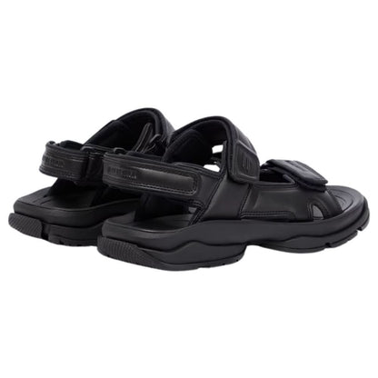 Balenciaga Tourist Sandal 'All Black' - kickpit