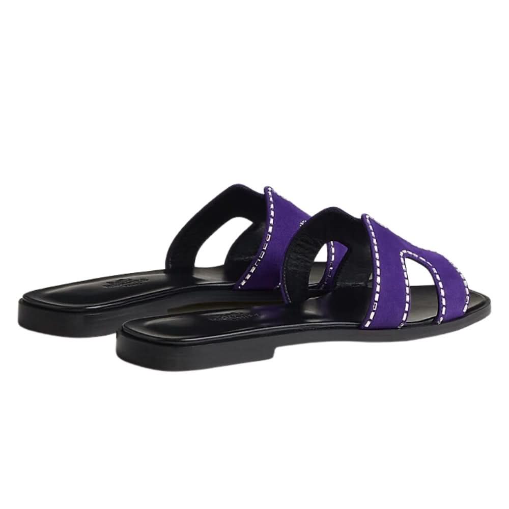 HERMES Oran Sandal "Violet Majorette" - kickpit