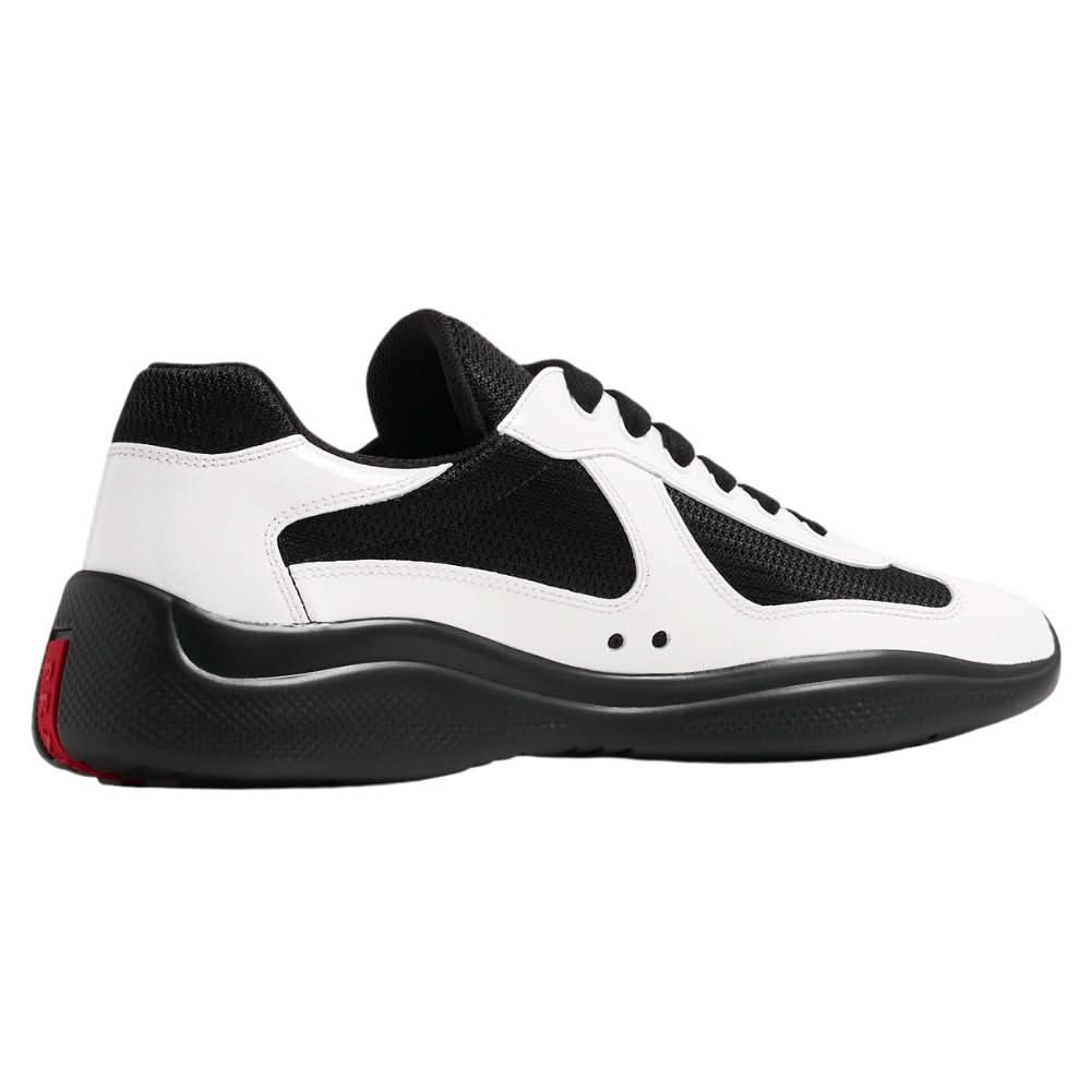 Prada  America's Cup Patent Leather "White / Black" - kickpit