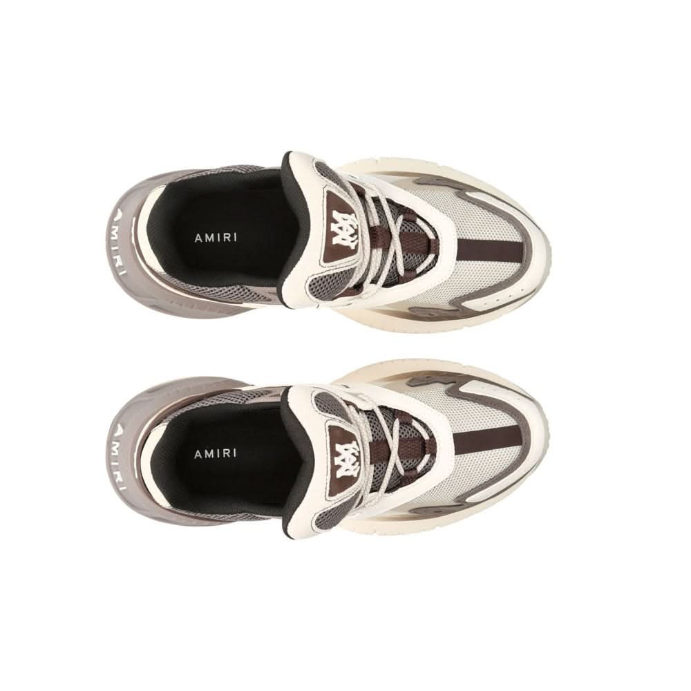 AMIRI  Leather MA Runner Sneakers "Brown/Oth" - kickpit