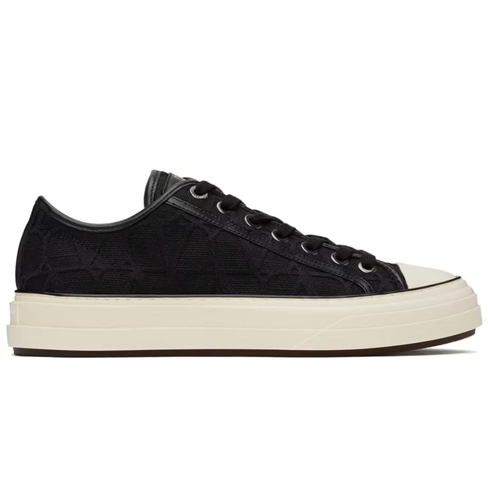 Valentino Garavani Black Totaloop Sneakers - kickpit