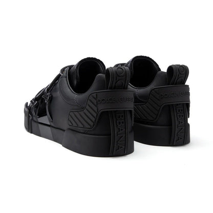 Dolce & Gabbana Portofino Sneakers in Black - kickpit