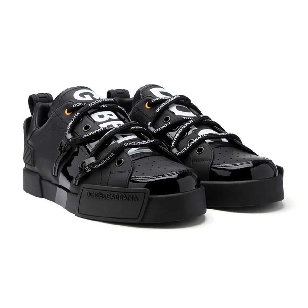 Dolce & Gabbana Portofino Sneakers in Black - kickpit