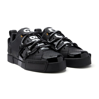 Dolce & Gabbana Portofino Sneakers in Black - kickpit