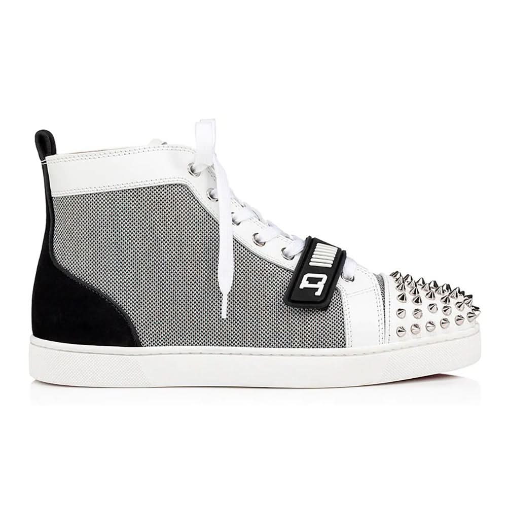 Christian Louboutin High Tops | Lou Spikes Vs Flat Multi - kickpit