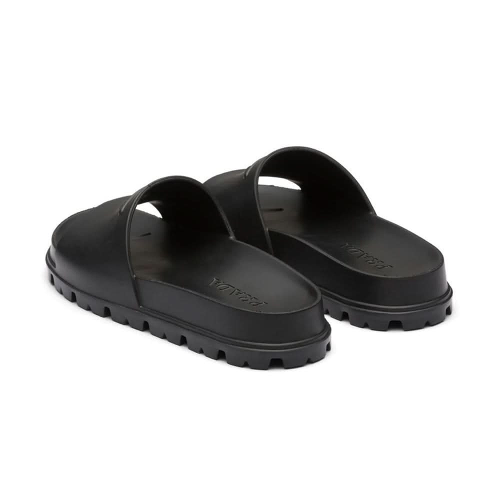 Prada Logo-Embossed Slides - kickpit