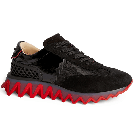 Christian Louboutin Loubishark Suede Low-Top Sneakers - kickpit