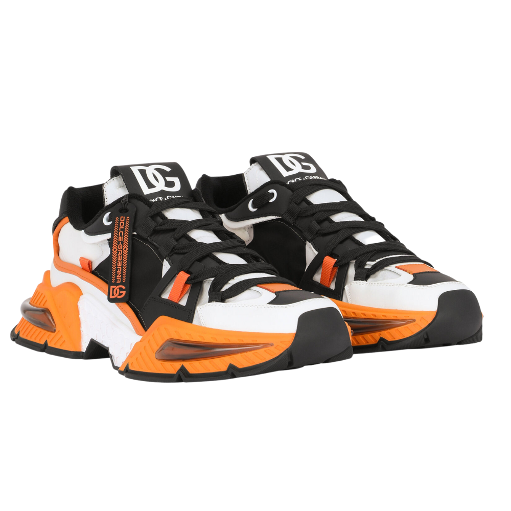 Dolce & Gabbana Mixed-Material Airmaster Sneakers - kickpit