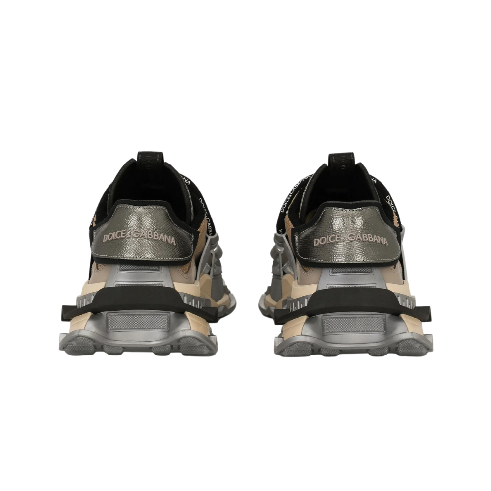 DOLCE & GABBANA Mixed-Materials Space Sneakers - kickpit