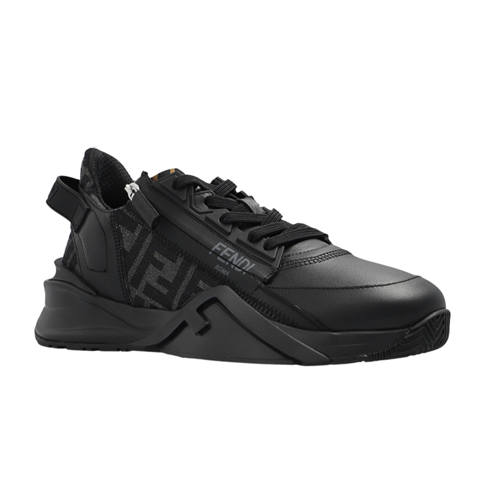 Fendi Flow Black leather low-tops - kickpit