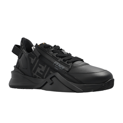 Fendi Flow Black leather low-tops - kickpit