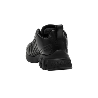 Burberry Quilted Leather Classic Sneakers 'Black' - kickpit