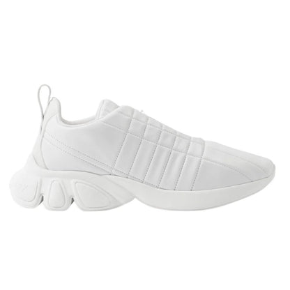 Burberry Quilted Leather Classic Sneakers 'White' - kickpit