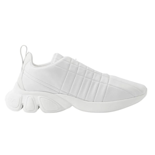 Burberry Quilted Leather Classic Sneakers 'White' - kickpit