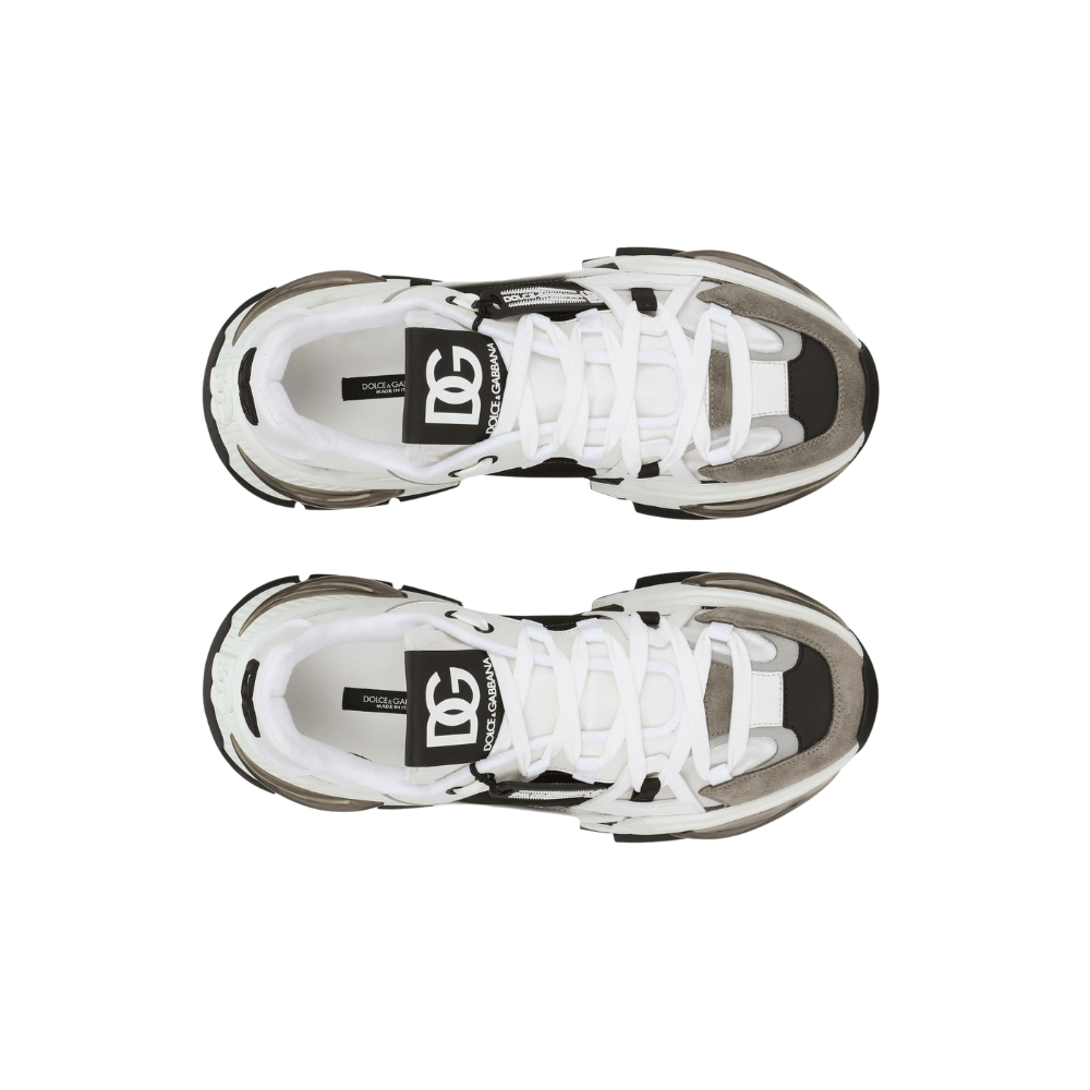 Dolce & Gabbana Mixed-Material Airmaster Sneakers - kickpit