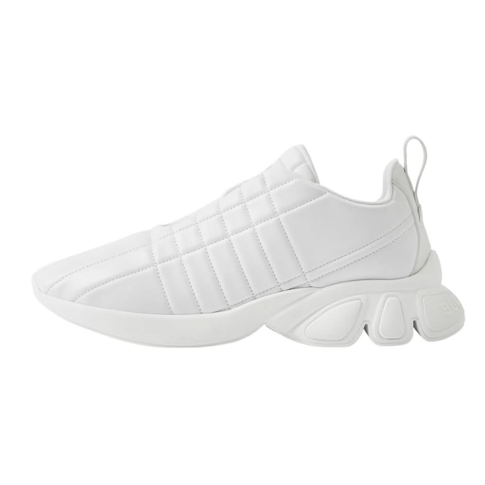 Burberry Quilted Leather Classic Sneakers 'White' - kickpit
