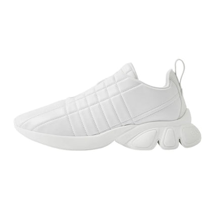 Burberry Quilted Leather Classic Sneakers 'White' - kickpit