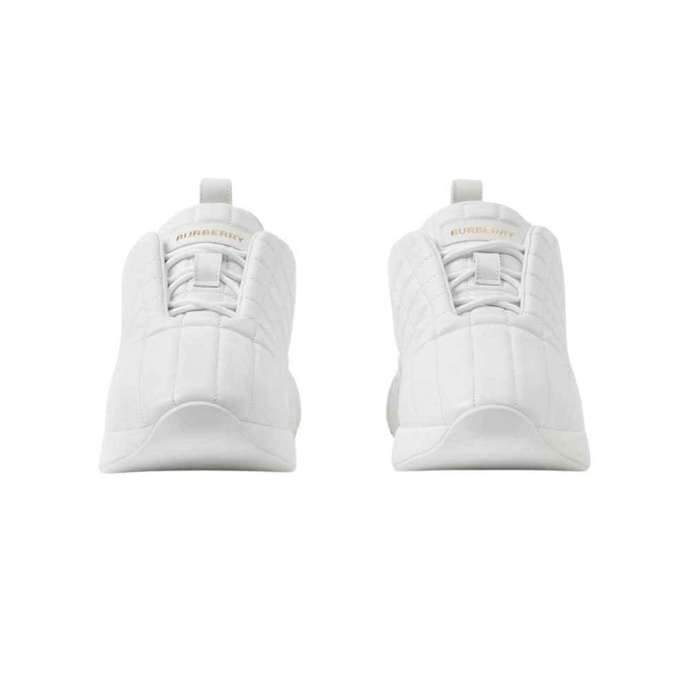 Burberry Quilted Leather Classic Sneakers 'White' - kickpit