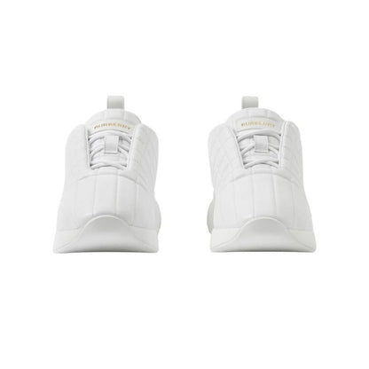 Burberry Quilted Leather Classic Sneakers 'White' - kickpit