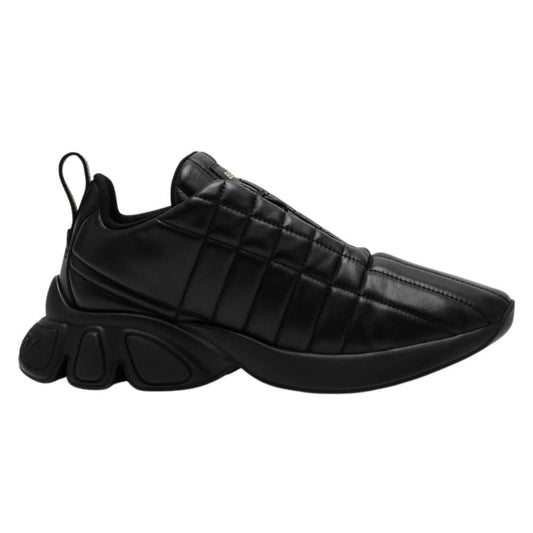 Burberry Quilted Leather Classic Sneakers 'Black' - kickpit