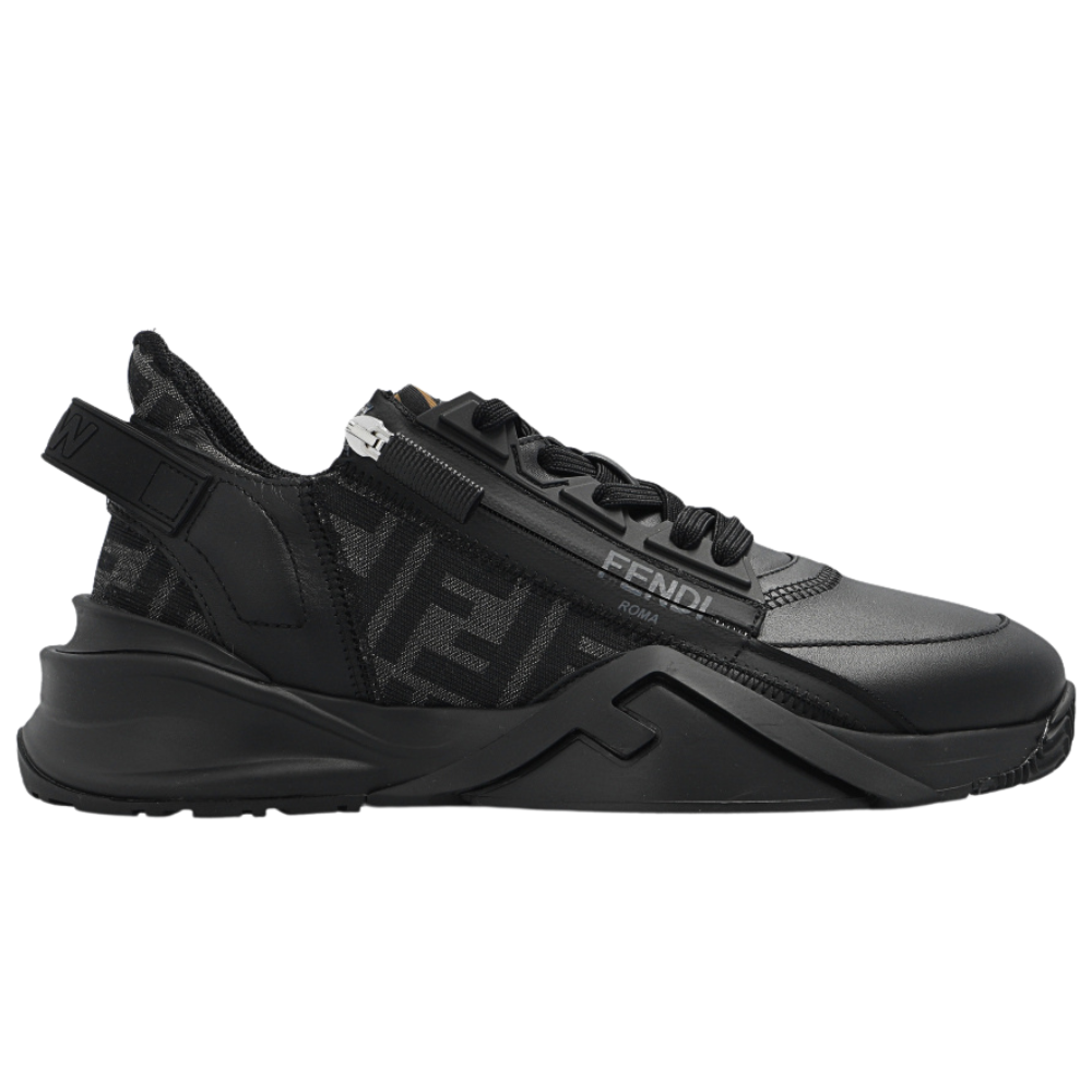 Fendi Flow Black leather low-tops - kickpit