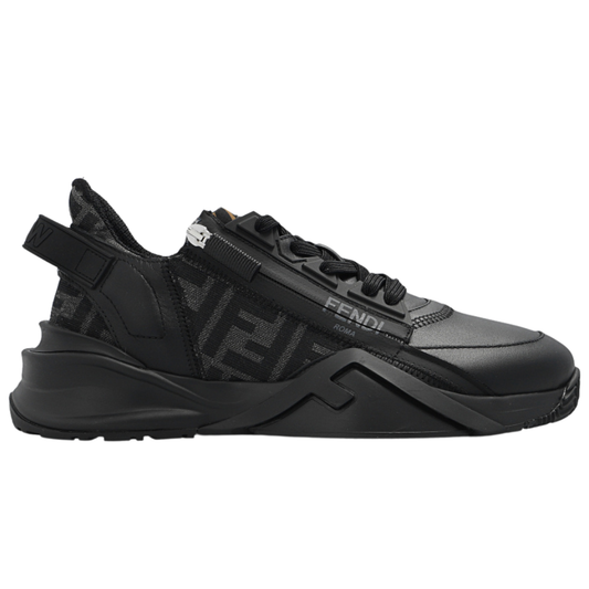 Fendi Flow Black leather low-tops - kickpit