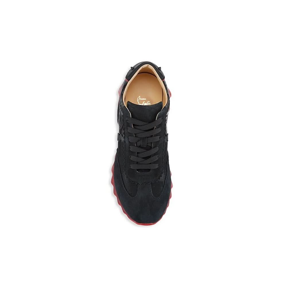 Christian Louboutin Loubishark Suede Low-Top Sneakers - kickpit