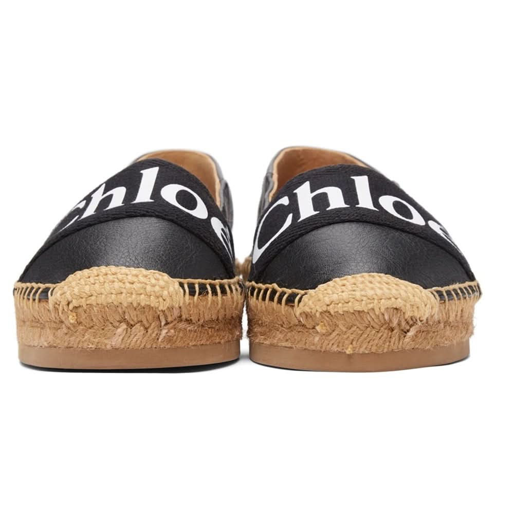 CHLOÉ Black Woody Espadrilles - kickpit