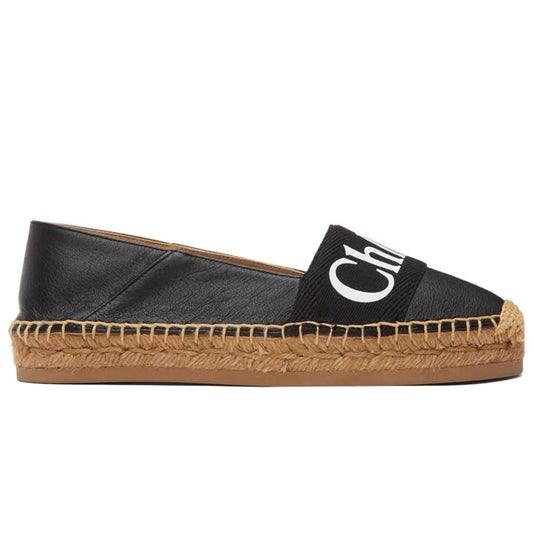 CHLOÉ Black Woody Espadrilles - kickpit