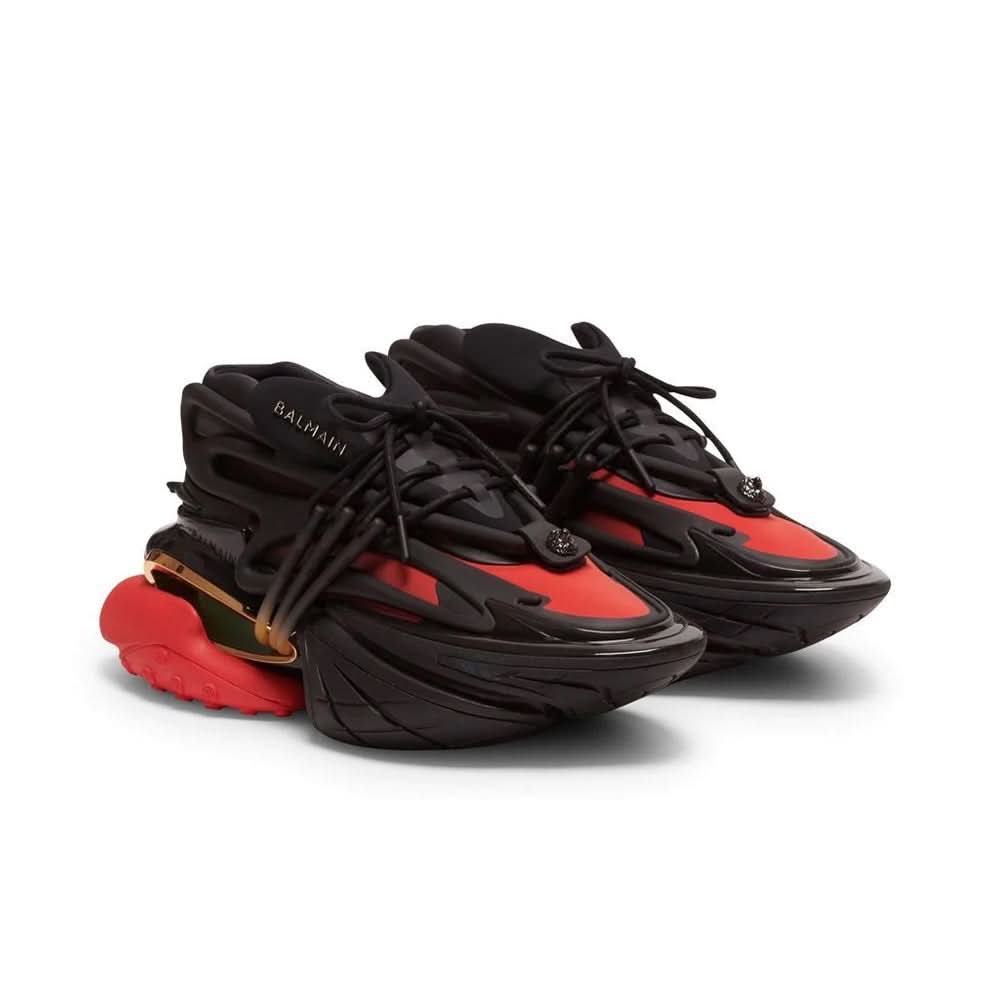 Balmain Unicorn Low 'Black Red' - kickpit