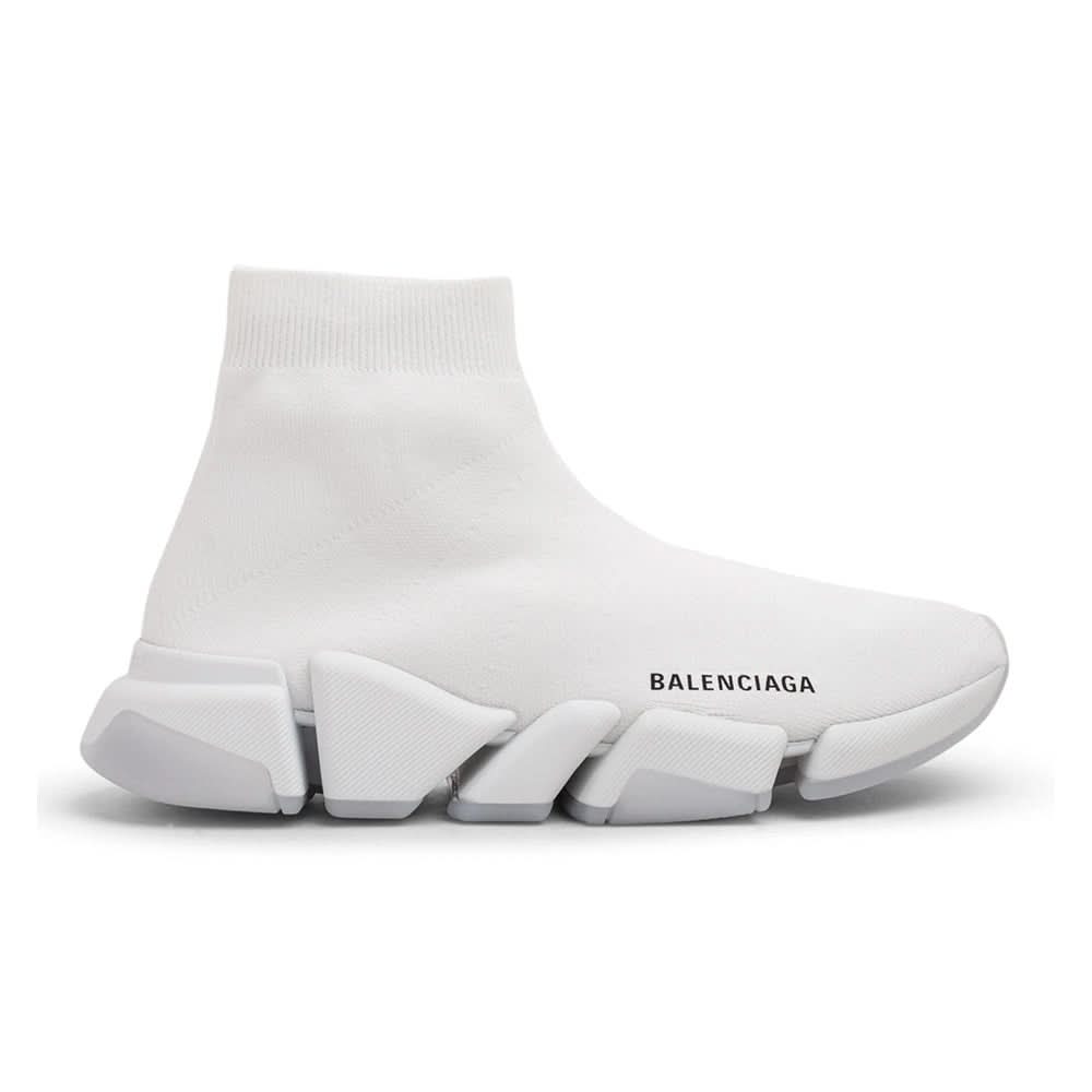 Balenciaga Speed 2.0 Lt Sneakers In White - kickpit