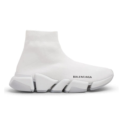 Balenciaga Speed 2.0 Lt Sneakers In White - kickpit