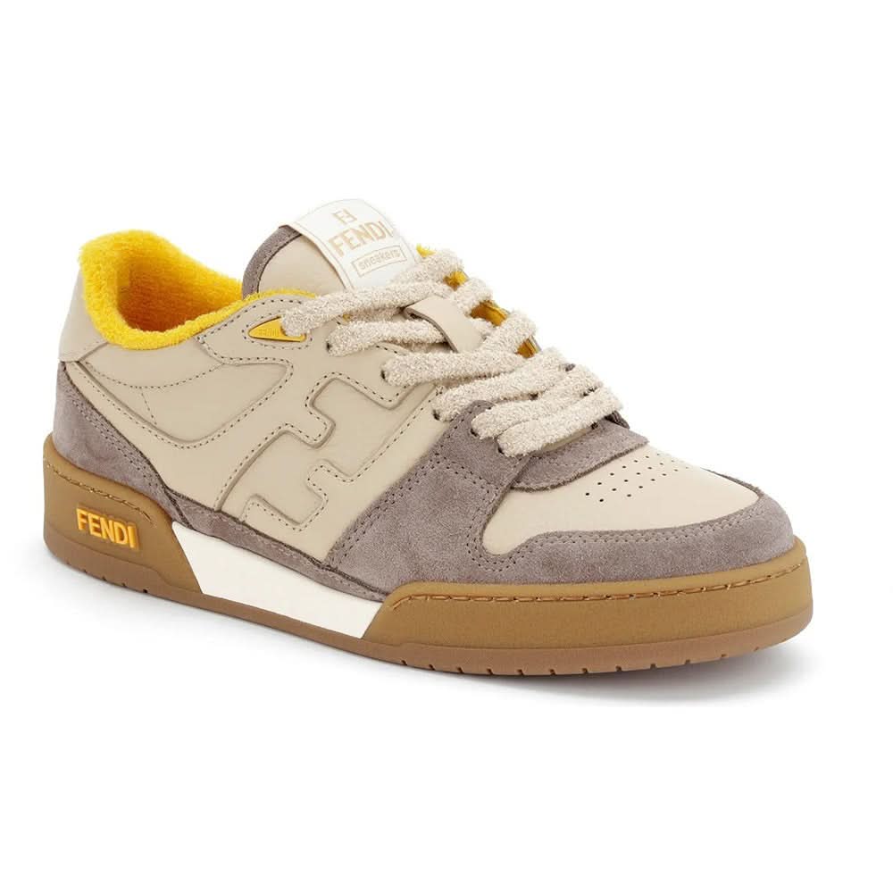 Fendi Match Low Top Sneaker "Giallo" - kickpit