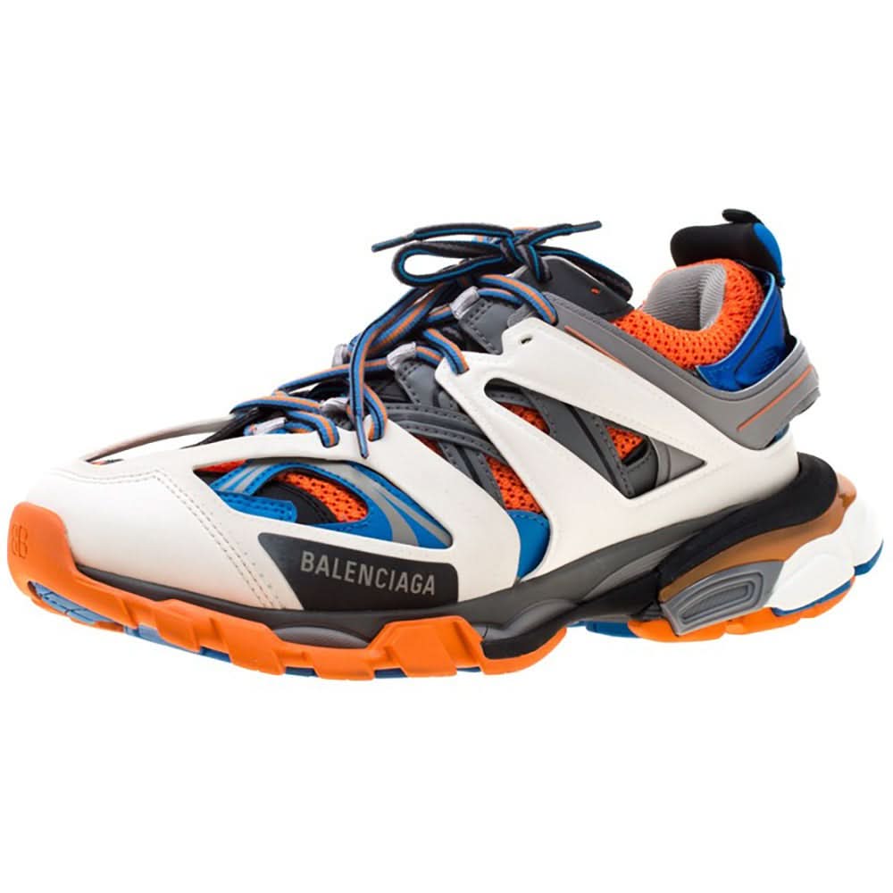 BALENCIAGA Multicolor Leather/Mesh Track Lace Up - kickpit