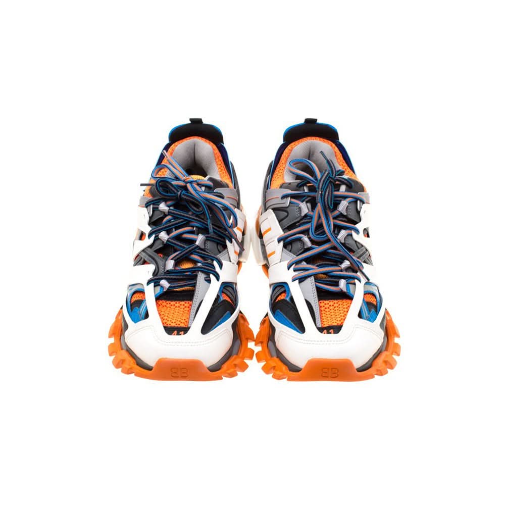 BALENCIAGA Multicolor Leather/Mesh Track Lace Up - kickpit