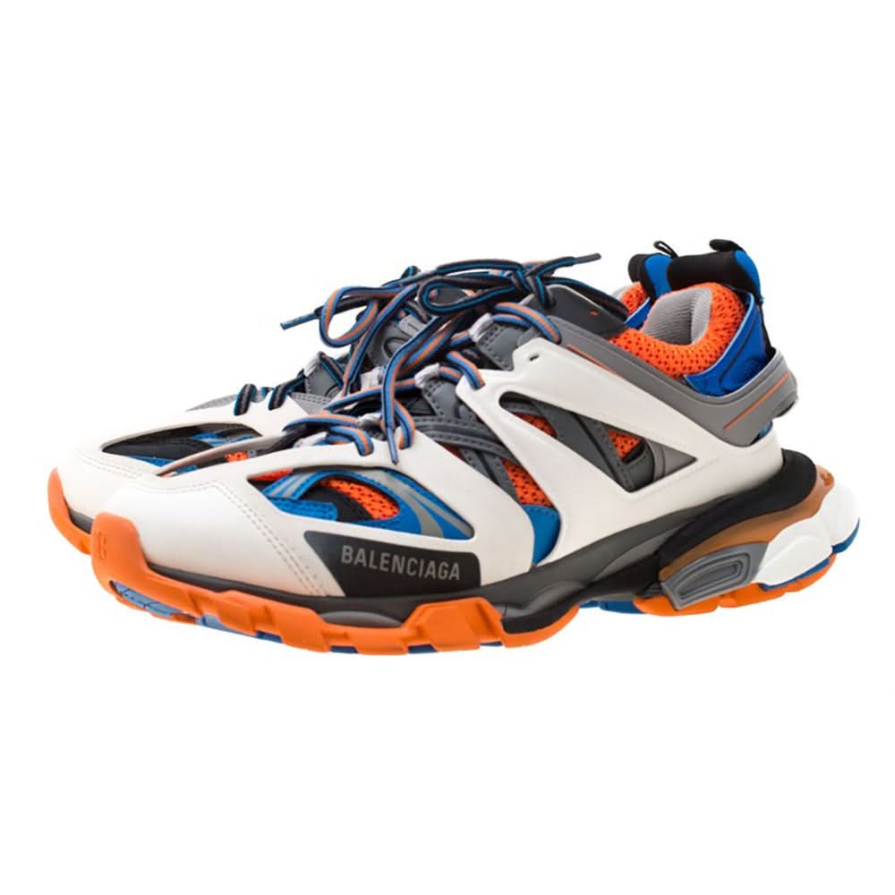 BALENCIAGA Multicolor Leather/Mesh Track Lace Up - kickpit