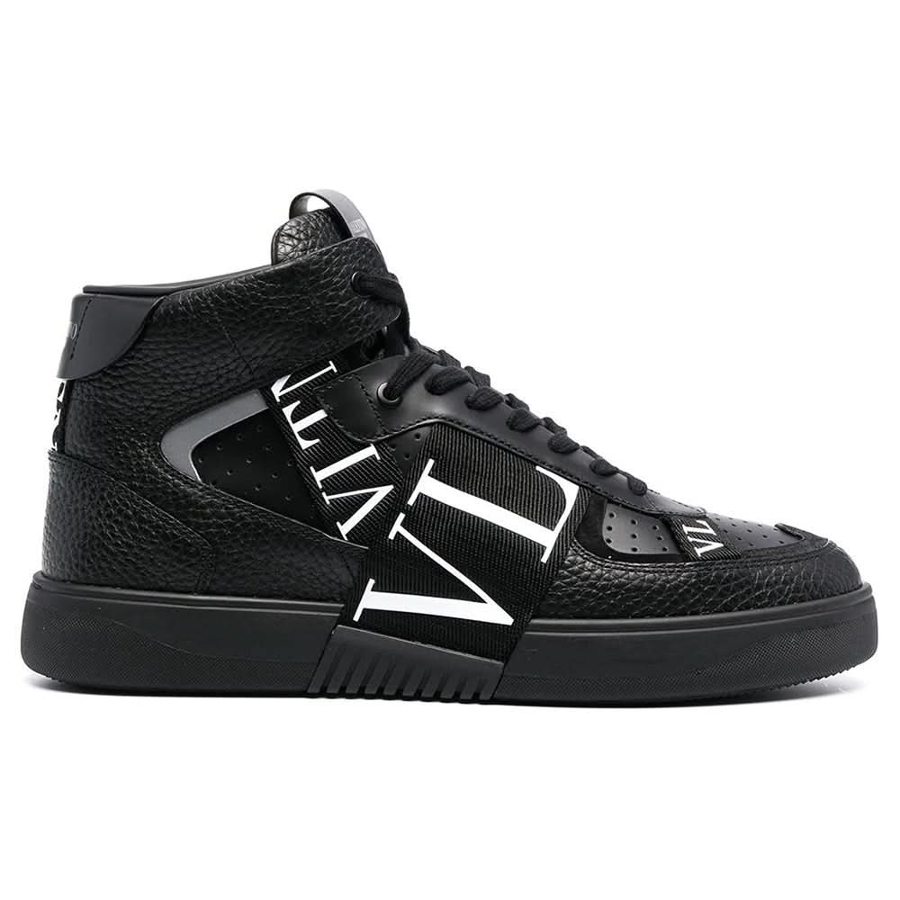 Valentino Garavani logo-print stripe-detail sneakers - kickpit