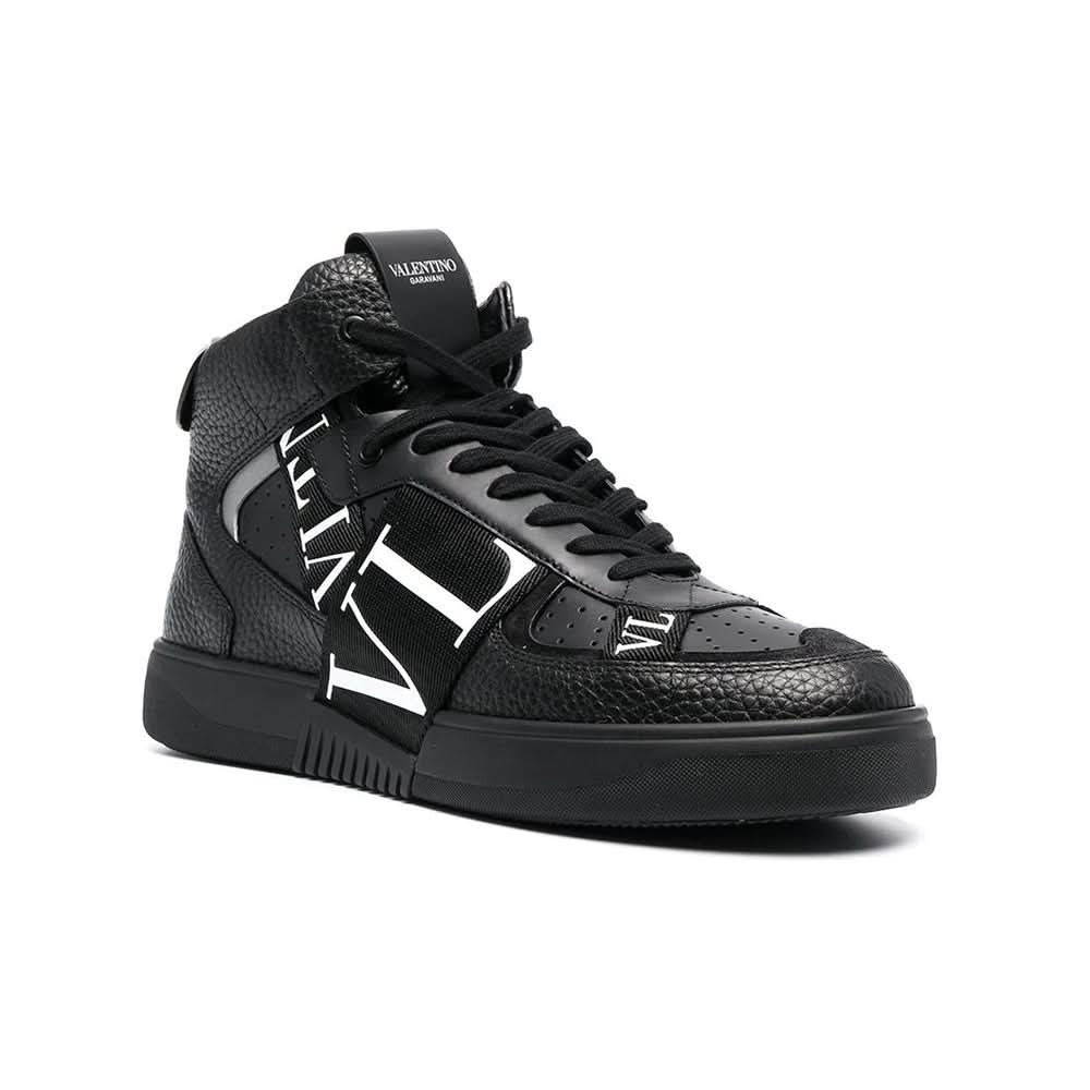 Valentino Garavani logo-print stripe-detail sneakers - kickpit