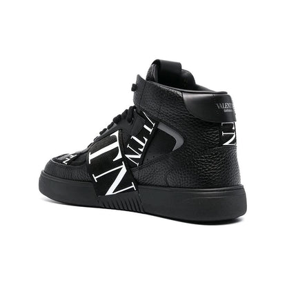 Valentino Garavani logo-print stripe-detail sneakers - kickpit