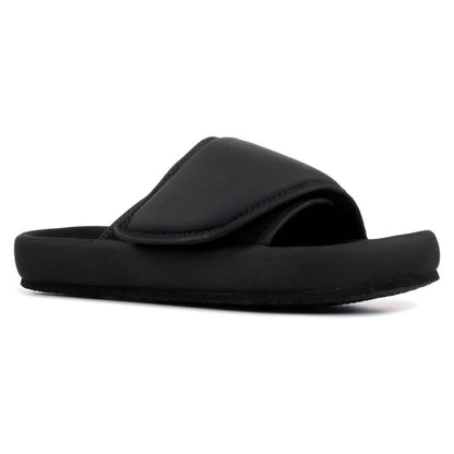 Yeezy Season 7 Nylon Slipper 'Graphite' - kickpit