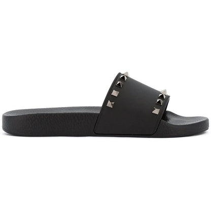 Valentino Garavani Rockstud pool slides - kickpit