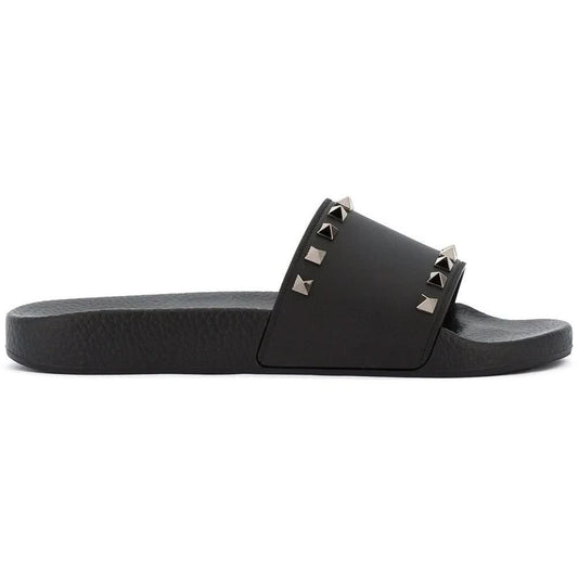 Valentino Garavani Rockstud pool slides - kickpit