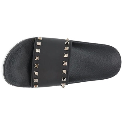 Valentino Garavani Rockstud pool slides - kickpit