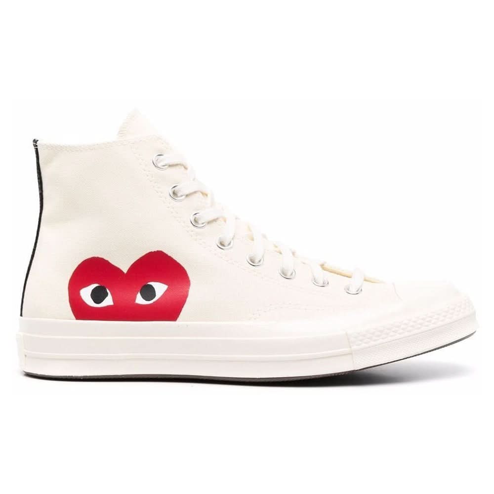 Comme Des Garçons Play x Converse Chuck 70 high-top sneakers - White - kickpit