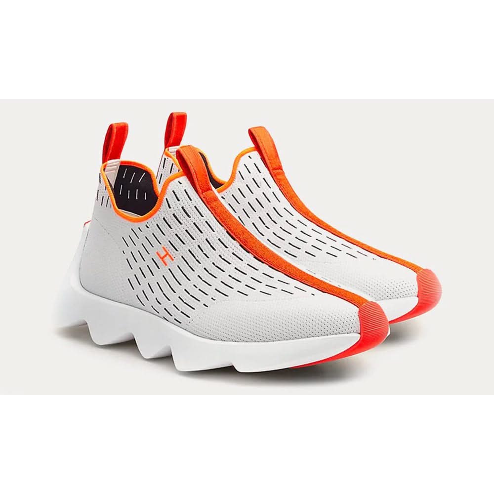HERMES Eclair Blanc Low Top Sneakers - kickpit
