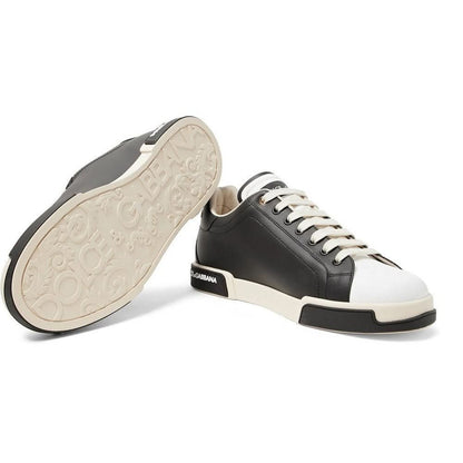 Dolce & Gabbana Leather Sneakers "Black" - kickpit